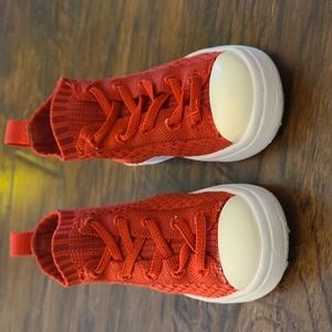Toddler Red hightop Native Shoes